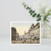 Carte Postale Rue des Anneaux, Budapest, Hongrie (Debout devant)