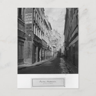 Carte Postale Rue des Bourdonnais Paris 1858-78