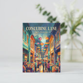 Carte Postale rue des concubines Malaisie (Debout devant)