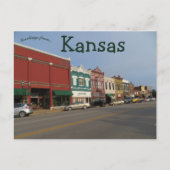 Carte Postale Rue d'Ottawa Kansas (Devant)