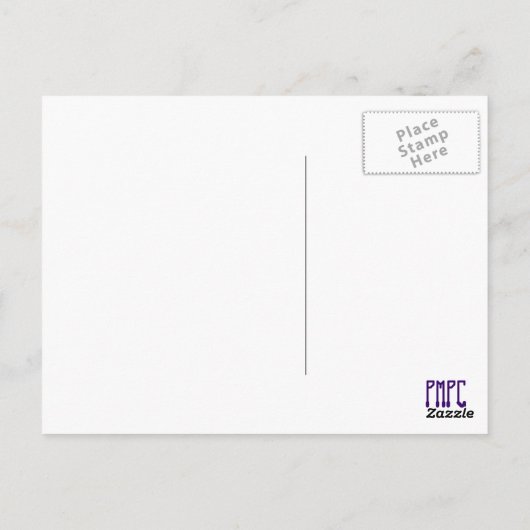 Carte Postale Rue du café (Dos)