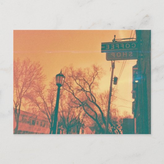 Carte Postale Rue du café (Devant)