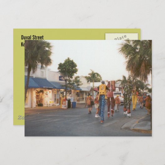 Carte Postale Rue Duval (Devant / Derrière)