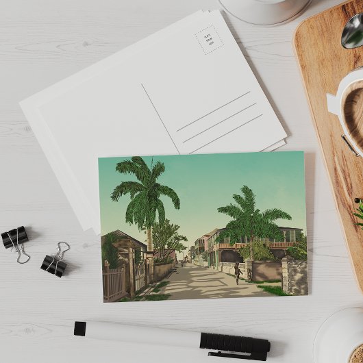 Carte Postale Rue Est À Nassau