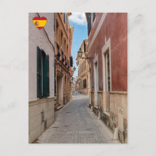 Carte Postale Rue étroite à Ciutadella - Menorca, Espagne