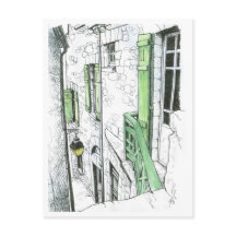 Rue étroite au Mont Saint-Michel