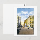 Carte Postale Rue Farnam, Ouest à partir du 14e, Omaha, Nebraska (Devant / Derrière)