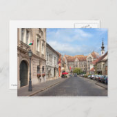 Carte Postale Rue Fortuna dans le quartier du Château de Budapes (Devant / Derrière)