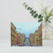 Carte Postale Rue Gardner la plus pentue de Glasgow (Debout devant)