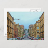 Carte Postale Rue Gardner la plus pentue de Glasgow (Devant / Derrière)