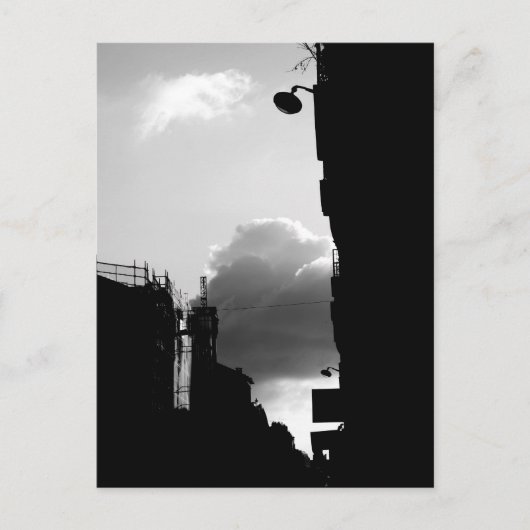 Carte Postale Rue Gassendi Paris Photographie noir blanc (Devant)