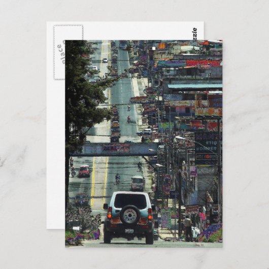 Carte Postale Rue, Guatemala (Devant / Derrière)