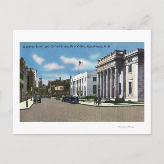 Carte Postale Rue Hanover Vue de la poste (Devant)