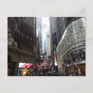 Carte Postale Rue Hong Kong occupée