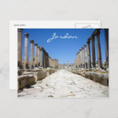 Carte Postale rue jerash (Devant / Derrière)