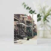 Carte Postale Rue la fontaine (Debout devant)