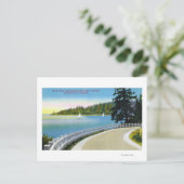 Carte Postale Rue maritime de la Rive-Nord Vue de Point Atkinson (Debout devant)