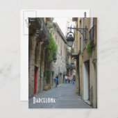 Carte Postale Rue médiévale (Devant / Derrière)