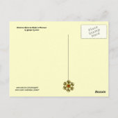 CARTE POSTALE RUE MÉDIÉVALE DE FLORENCE LA NUIT (Dos)