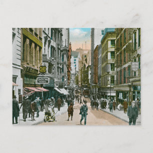 Carte Postale Rue Nassau vintage, New York City