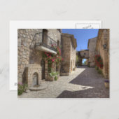 Carte Postale Rue pavée, bâtiments en pierre, historique (Devant / Derrière)