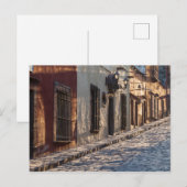 Carte Postale Rue pavée de Mexico (Devant / Derrière)