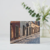 Carte Postale Rue pavée de Mexico (Debout devant)