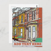 Carte Postale rue Philadelphie (Devant / Derrière)