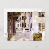 Carte Postale Rue principale, Nantucket (Devant / Derrière)