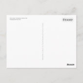 Carte Postale Rue principale, pierre tombale (Dos)