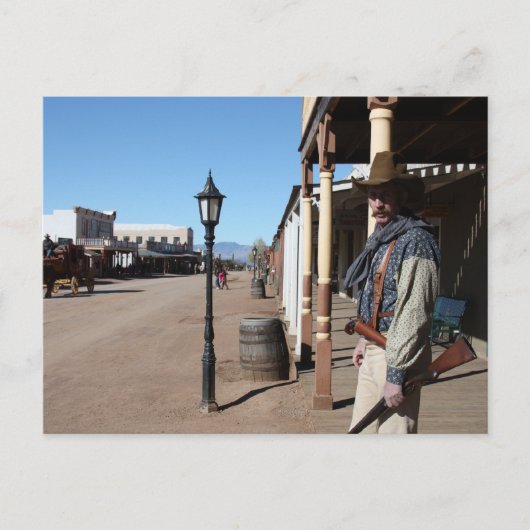 Carte Postale Rue principale, pierre tombale (Devant)