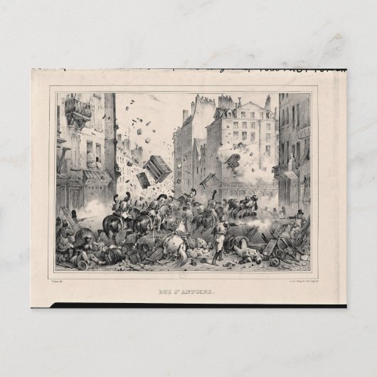 Carte Postale Rue Saint-Antoine (Devant)