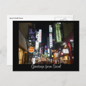 Carte Postale rue séoul (Devant / Derrière)