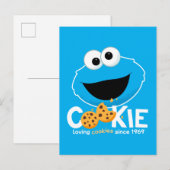 Carte Postale Rue Sésame | Cookie Monster Lookies (Devant / Derrière)