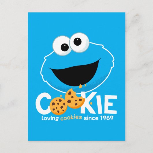 Carte Postale Rue Sésame | Cookie Monster Lookies (Devant)