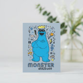 Carte Postale Rue Sésame | Cookies Monster - Monster Attitude (Debout devant)