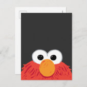 Carte Postale Rue Sésame | Elmo Big Face (Devant / Derrière)