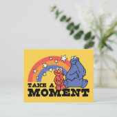 Carte Postale Rue Sésame | Elmo & Cookie Take a Moment (Debout devant)