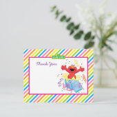 Carte Postale Rue Sésame | Elmo Fille d'anniversaire (Debout devant)