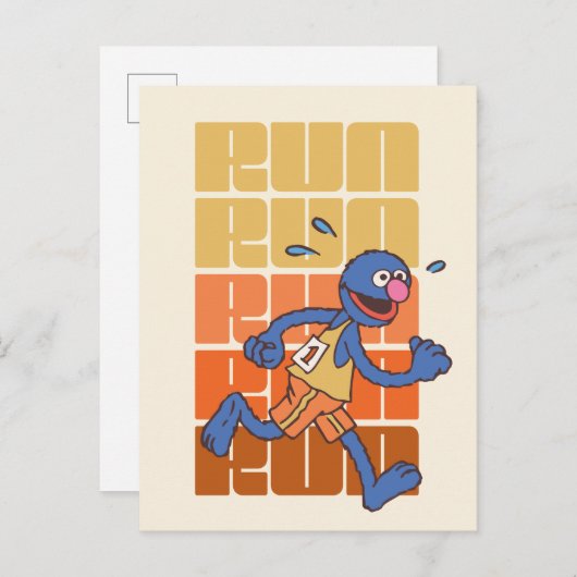 Carte Postale Rue Sésame | Exécution de Grover (Devant / Derrière)