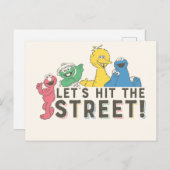 Carte Postale Rue Sésame | Faisons un tour dans la rue ! (Devant / Derrière)