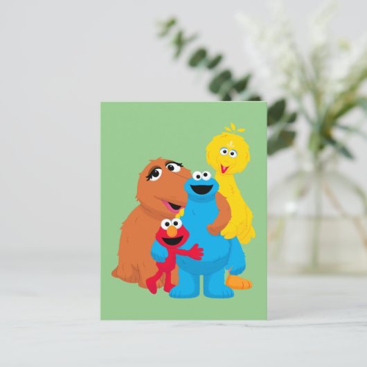 Carte Postale Rue Sésame | Groupe Hug (Debout devant)