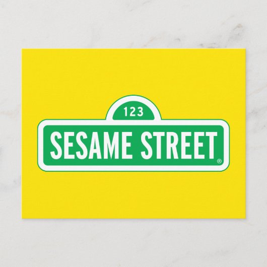 Carte Postale Rue Sésame | Logo vert (Devant)