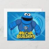 Carte Postale Rue Sésame | Méca Builders Cookie In Action (Devant / Derrière)