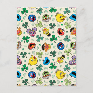 Carte Postale Rue Sésame modèle de la Saint-Patrick