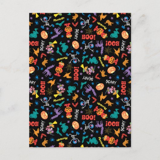 Carte Postale Rue Sésame | Motif d'Halloween (Devant)