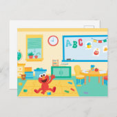 Carte Postale Rue Sésame | Scène de classe (Devant / Derrière)