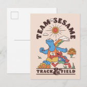 Carte Postale Rue Sésame | Team Sesame Track & Field (Devant / Derrière)
