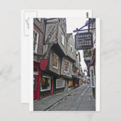 Carte Postale Rue Shambles de York (Devant / Derrière)