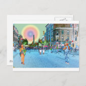 Carte Postale Rue St Laurent (Devant / Derrière)